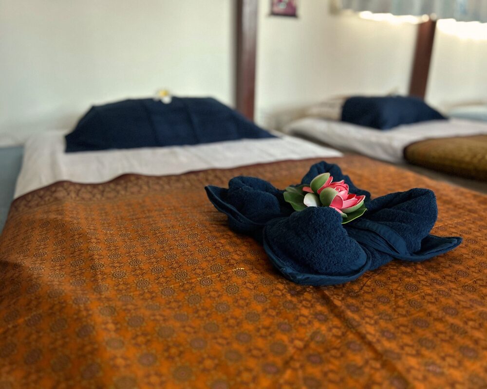 茨城県那珂市堤のタイ古式マッサージ・ラベンダーの施術室